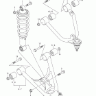 LT-Z250 QuadSport Z250 Suspension arm