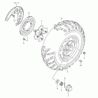 LT-A500XP KINGQUAD 500AXi Переднее колесо