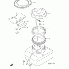LT-A500XP KINGQUAD 500AXi Передний ящик