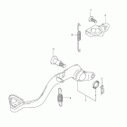 LT-R450,Z QuadRacer R450 Brake pedal (model k6 / k7 / k8)