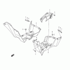 LT-A750XP,Z KingQuad 750AXi Power Steering Mudguard