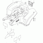 LT-A750X,Z KINGQUAD 750AXi Заднее крыло