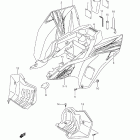LT-Z400,Z QuadSport Z400 Rear fender (lt-z400z)