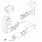 LT-A500XP KINGQUAD 500AXi Cooling duct