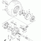 LT-F250 Ozark 250 Заднее колесо правое