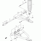 LT-A450X,Z 450AXi Front suspension arm (model k8 / k9)