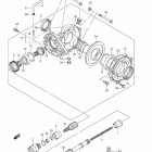 LT-A750XP,Z KingQuad 750AXi Power Steering Редуктор задний