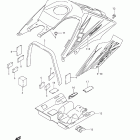 LT-Z400,Z QuadSport Z400 Fuel tank cover