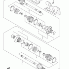 LT-A500XP KINGQUAD 500AXi Задний привод