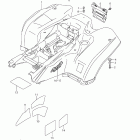 LT-A450X,Z 450AXi Rear fender (model k7 / k8)