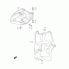 LT-A400 KingQuad 400AS Front lamp housing