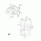 LT-F400F KingQuad 400FS 4x4 Front lamp housing
