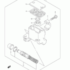LT-Z250 QuadSport Z250 Главный тормозной цилиндр,передний
