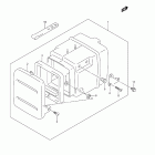 LT-A750X,Z KINGQUAD 750AXi Задний короб