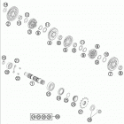 FE 501 ENGINE Трансмиссия 2-контрпривод