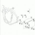 FE 250 CHASSIS Центральная стояночная подножка