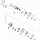 FE 350 ENGINE Трансмиссия-ведомый вал