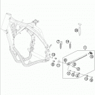 TE 250 CHASSIS Центральная стояночная подножка