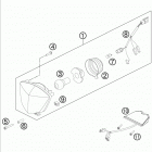 FE 250 CHASSIS Фара