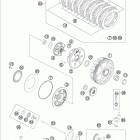 FE 350 ENGINE Сцепление