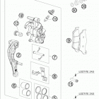 TE 250 CHASSIS Передний тормозной суппорт