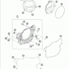 FE 501 ENGINE Кожух сцепления