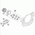 FE 501 ENGINE Водяной насос