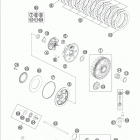 TE 300 ENGINE Сцепление