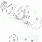 FE 350 ENGINE Кожух сцепления