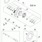 FE 350 CHASSIS Заднее колесо