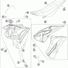 TE 250 CHASSIS Бак,сидение