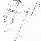 V14DA/DB/DW/TW/ZW36 CROSS COUNTRY/TOURING/15th ANNIVERSARY ALL OPTIONS Suspension, front forks - v14da  /  db  /  dw  /  tw  / ...