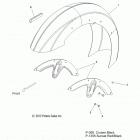 V14RB36 BOARDWALK ALL OPTIONS Body, fender, front - v14rb36 all options
