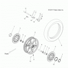 V13DW36/TW/KW/ZW CROSS COUNTRY/TOURING ALL OPTIONS Wheels, front - v13dw36  /  tw  /  kw  /  zw all options
