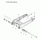 V13WB36 HIGHBALL ALL OPTIONS Suspension, swing arm - v13wb36