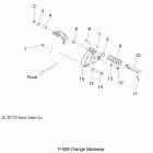 V13XB36 JACKPOT ALL OPTIONS Chassis, footpeg, l.h. - v13xb36 all options
