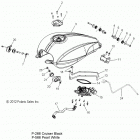 V13RB36 BOARDWALK ALL OPTIONS Body, fuel tank - v13rb36 all options