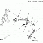 V13MB36 JUDGE ALL OPTIONS Brakes, brake pedal and rear master cylinder - v13mb36 a...