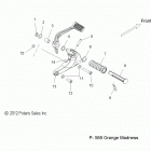 V13XB36 JACKPOT ALL OPTIONS Chassis, footpeg, r.h. - v13xb36 all options