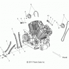 V14MB36 JUDGE ALL OPTIONS Engine, camchain - v14mb36 all options