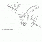 V14RB36 BOARDWALK ALL OPTIONS Chassis, passenger footpegs - v14rb36 all options