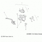 V14MB36 JUDGE ALL OPTIONS Brakes, brake lever and master cylinder - v14mb36 all op...