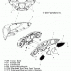 V13DW36/TW/KW/ZW CROSS COUNTRY/TOURING ALL OPTIONS Body, dash - v13dw36  /  tw  /  kw  /  zw all options