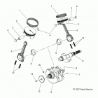 V14SW36 VISION ALL OPTIONS Engine, crankshaft and piston - v14sw36 all options