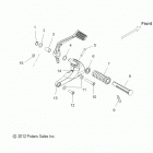 V14GA36NA/NAA/NAC/EA VEGAS 8-BALL Chassis, footpeg, rh - v14ga36na  /  naa  /  nac  /  ea