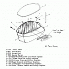 V13DW36/TW/KW/ZW CROSS COUNTRY/TOURING ALL OPTIONS Body, saddlebag asm., bin - v13dw36  /  tw  /  kw  /  zw...