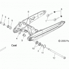 V13HA36/HS36 HAMMER 8 BALL/S INTL Suspension, swing arm - v13ha36  /  hs36