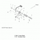 V13WB36 HIGHBALL ALL OPTIONS Chassis, footpeg, rh - v13wb36