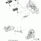 V14SW36 VISION ALL OPTIONS Drive train, shift forks and drum - v14sw36 all options