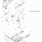 V14SW36 VISION ALL OPTIONS Suspension, rear asm., swing arm and shock - v14sw36 all...